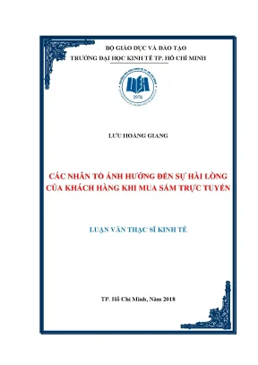 Các yếu tố ảnh hưởng đến sự hài lòng của khách hàng