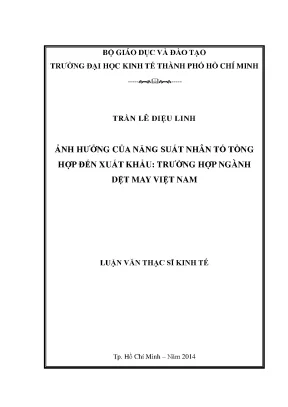 Tác động của Năng suất Nhân tố Tổng hợp đến Xuất khẩu