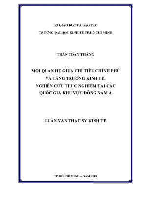 Mối Quan Hệ Giữa Chi Tiêu Chính Phủ và Tăng Trưởng Kinh