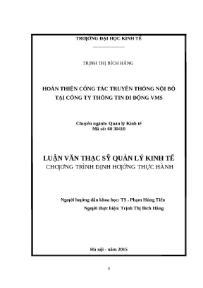 Cải thiện truyền thông nội bộ tại VMS: Giải pháp và thực