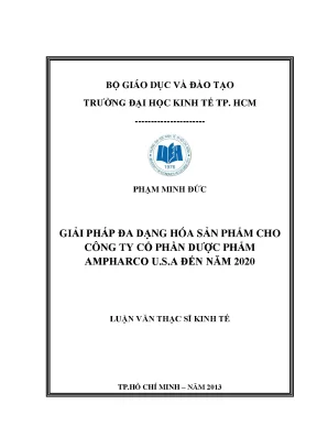Giải pháp đa dạng hóa sản phẩm cho công ty dược phẩm