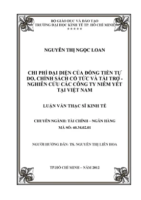 Chi Phí Đại Diện và Chính Sách Cổ Tức của Các Công Ty