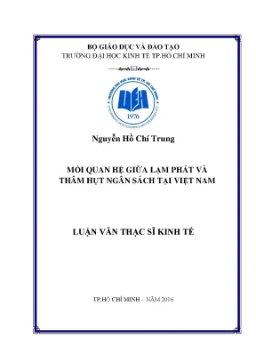 Luận văn: Lạm phát và thâm hụt ngân sách tại Việt Nam