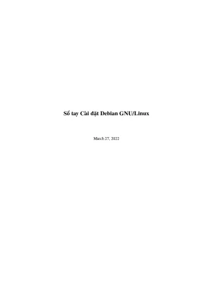 Hướng Dẫn Cài Đặt Debian GNU/Linux Chi Tiết