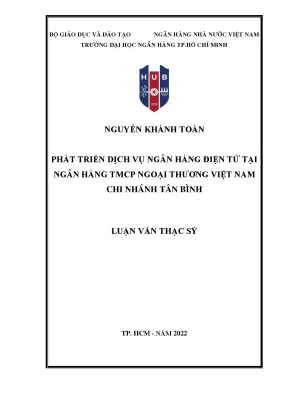 Giải pháp phát triển dịch vụ ngân hàng điện tử tại