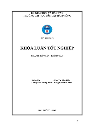 Hoàn thiện kế toán doanh thu và chi phí tại Công ty TNHH