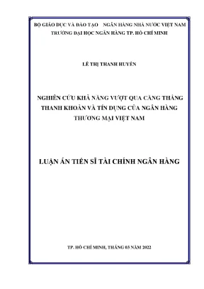 Khả Năng Vượt Qua Căng Thẳng Tín Dụng và Thanh Khoản của