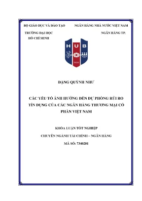 Dự phòng rủi ro tín dụng ngân hàng: Các yếu tố cốt lõi