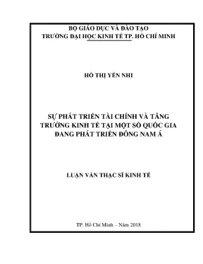 Phát Triển Tài Chính và Tăng Trưởng Kinh Tế Ở Đông Nam Á