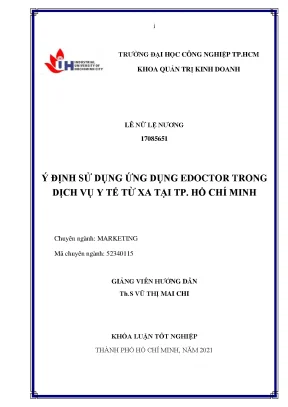 Khám Phá Ứng Dụng eDoctor Trong Dịch Vụ Y Tế Từ Xa Tại