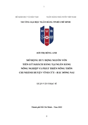 Mở Rộng Huy Động Vốn Tiền Gửi Tại Agribank Vĩnh Cửu