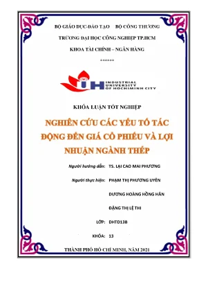 Yếu Tố Ảnh Hưởng Đến Giá Cổ Phiếu và Lợi Nhuận Ngành Thép