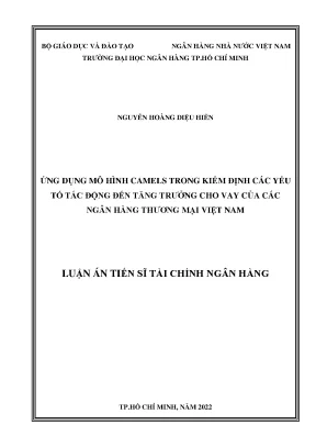 Tác động của mô hình CAMELS đến tăng trưởng cho vay của