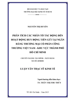 Huy động tiền gửi tại Vietinbank: Phân tích & Giải pháp