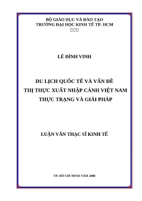 Giải pháp cải thiện thị thực xuất nhập cảnh cho du lịch