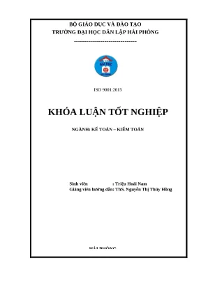 Cải Tiến Công Tác Kế Toán Hàng Hóa Tại Công Ty TNHH Đầu