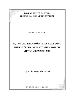 Giải pháp hoàn thiện hoạt động phân phối của Atotech