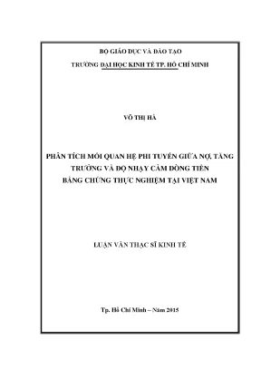 Phân Tích Mối Quan Hệ Phi Tuyến Giữa Nợ và Tăng Trưởng