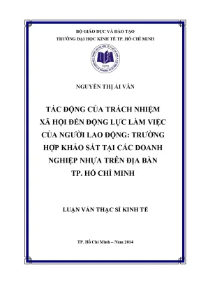 Tác động của trách nhiệm xã hội đến động lực làm việc