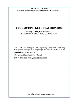 Tác động của danh tiếng trường đại học và thương hiệu