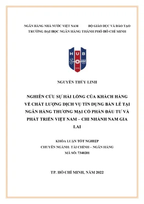 Nghiên cứu sự hài lòng của khách hàng với dịch vụ tín