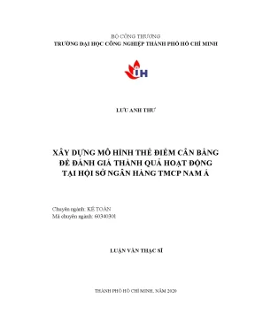 Mô Hình Thẻ Điểm Cân Bằng Đánh Giá Hiệu Quả Hoạt Động
