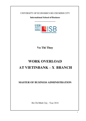 Giải pháp giảm tải công việc tại VietinBank X
