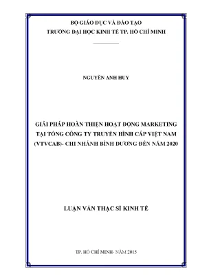 Giải pháp tối ưu hoạt động marketing tại VTVCab Bình