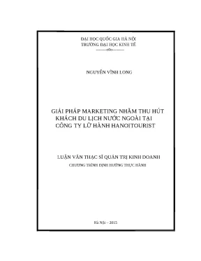 Giải pháp marketing thu hút khách du lịch quốc tế tại