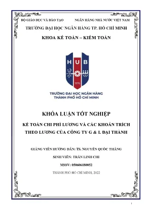 Kế Toán Chi Phí Lương và Trích Theo Lương Tại Công Ty