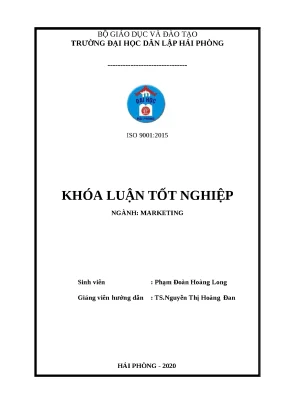 Nâng cao hiệu quả kinh doanh qua marketing tại VICEM Hải