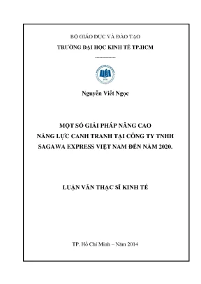 Giải pháp nâng cao năng lực cạnh tranh tại Sagawa