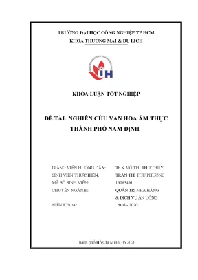 Khám Phá Văn Hóa Ẩm Thực Nam Định