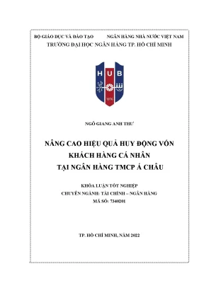 Tăng cường huy động vốn cá nhân tại Ngân hàng Á Châu