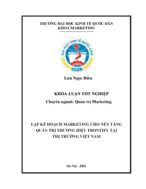 Kế Hoạch Marketing Hiệu Quả Cho Nền Tảng Quản Trị Thương