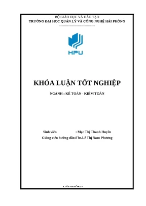 Cải Tiến Kế Toán Nguyên Vật Liệu Tại Công Ty Cổ Phần Vận