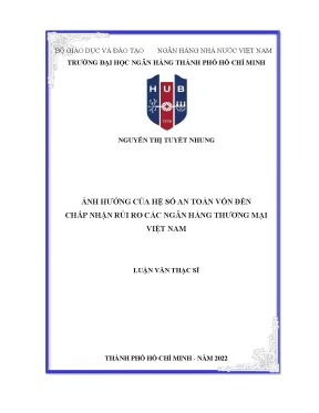 Tác động của hệ số an toàn vốn đến rủi ro ngân hàng