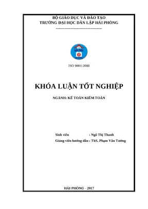 Hoàn thiện kế toán doanh thu và chi phí tại Công ty Cổ