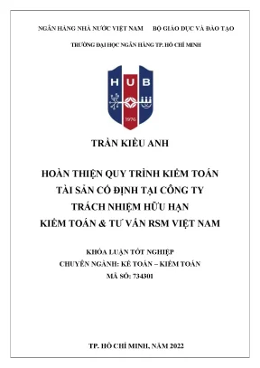 Cải tiến quy trình kiểm toán tài sản cố định tại RSM