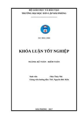 Tổ Chức Kế Toán Doanh Thu, Chi Phí và Kết Quả Kinh Doanh