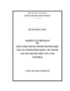 Giá trị thương hiệu Vinamilk: Lòng trung thành thương hiệu