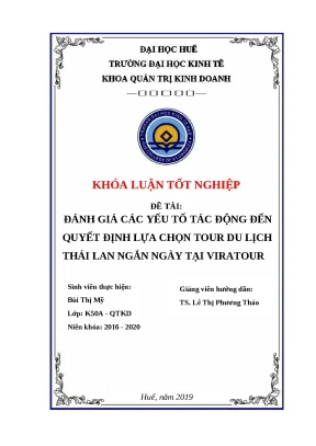 Yếu tố chọn tour Thái Lan ngắn ngày tại Viratour