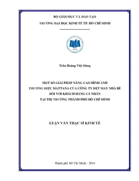 Giải pháp nâng cao hình ảnh thương hiệu Mattana cho Công
