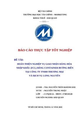 Giải Pháp Tối Ưu Hoạt Động Nhận Hàng Nhập Khẩu Bằng 