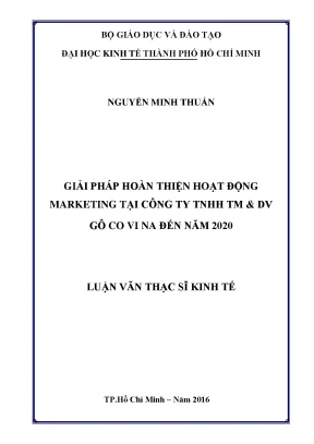 Giải pháp marketing hiệu quả cho Công ty TNHH TM & DV Gô
