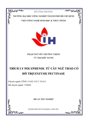 Trích Ly Polyphenol Từ Ngũ Trảo Với Enzyme Pectinase