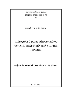 Nâng cao hiệu quả sử dụng vốn tại Công ty TNHH Phát