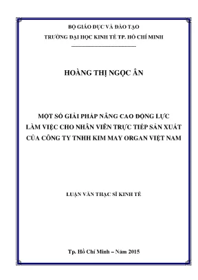 Giải pháp nâng cao động lực làm việc cho nhân viên sản