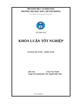 Khóa luận kế toán doanh thu chi phí và kết quả kinh doanh