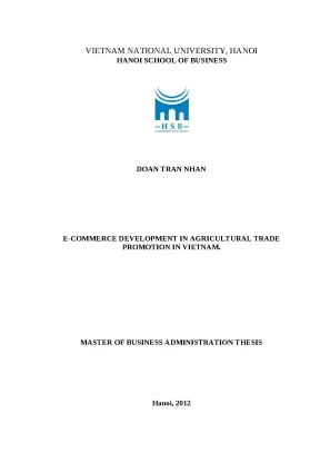 Phát triển thương mại điện tử trong quảng bá nông sản
